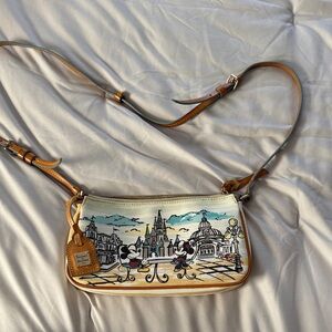 Dooney & Bourke Crossbody Bag with Castle and Character Design
